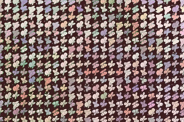 Soyut çizimler kelebek, kavramsal. Tasarım arka plan için iyi. Karikatür tarzı vektör grafiği.