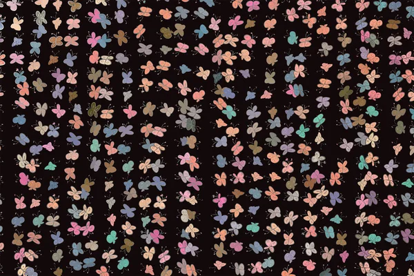 El kelebek illüstrasyonlar arka plan, iyi grafik tasarım, duvar kağıtları veya kitapçıklar için çekilmiş. Karikatür tarzı vektör grafiği.