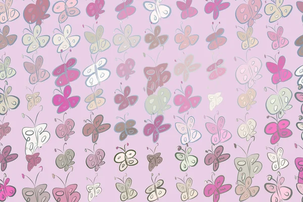 Soyut çizimler kelebek, kavramsal. Tasarım arka plan için iyi. Karikatür tarzı vektör grafiği.