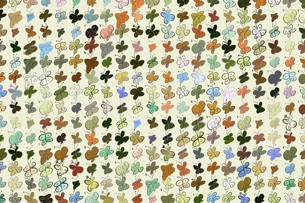 Soyut kelebek illüstrasyonlar arka plan. Karikatür tarzı vektör grafiği.