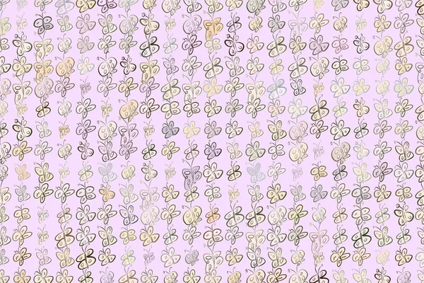 Kelebek çizimleri. Web sayfası, duvar kağıdı, grafik tasarım, katalog, doku veya arka plan için iyi. Karikatür tarzı vektör grafiği.