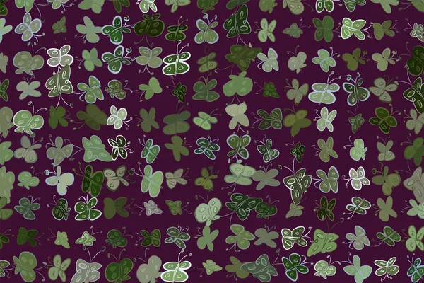 Soyut kelebek illüstrasyonlar arka plan. Karikatür tarzı vektör grafiği.