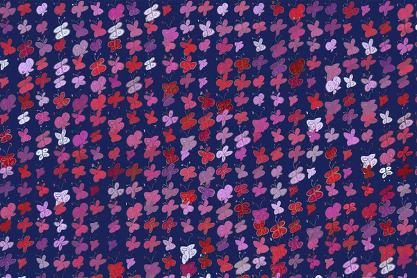 Kelebek illüstrasyonlar arka plan soyut, elle çizilmiş. Karikatür tarzı vektör grafiği.