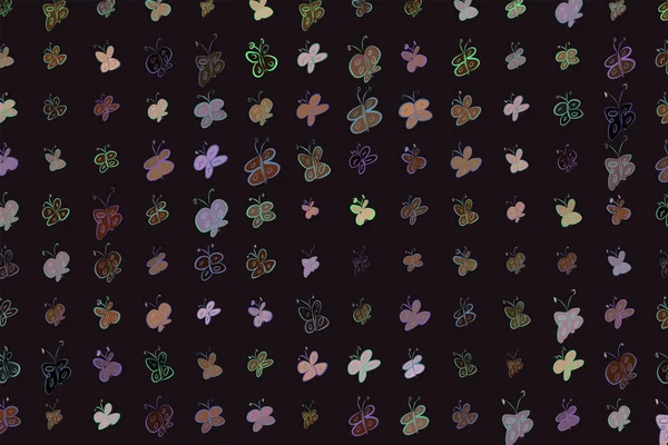 Soyut çizimler kelebek, kavramsal. Tasarım arka plan için iyi. Karikatür tarzı vektör grafiği.