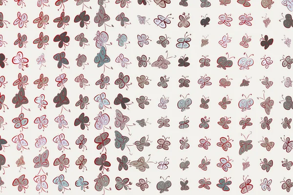 El kelebek illüstrasyonlar arka plan, iyi grafik tasarım, duvar kağıtları veya kitapçıklar için çekilmiş. Karikatür tarzı vektör grafiği.