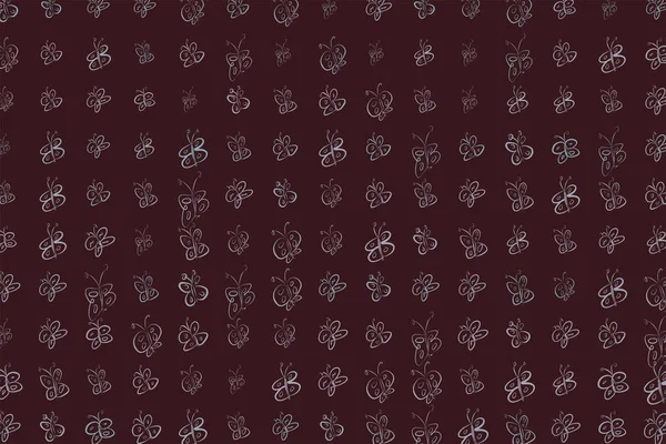 Kelebek illüstrasyonlar arka plan soyut, elle çizilmiş. Karikatür tarzı vektör grafiği.