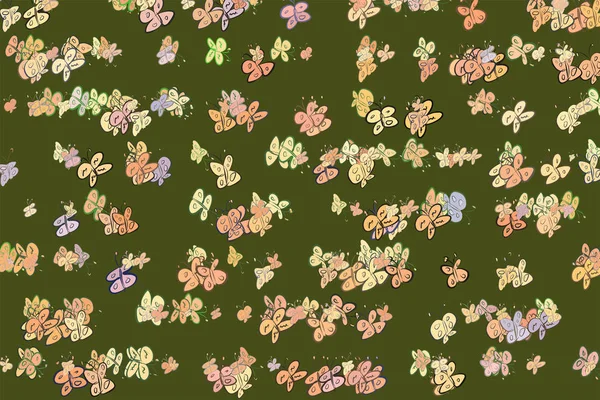 Soyut çizimler kelebek, kavramsal. Tasarım arka plan için iyi. Karikatür tarzı vektör grafiği.