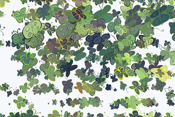 Soyut çizimler kelebek, kavramsal. Tasarım arka plan için iyi. Karikatür tarzı vektör grafiği.