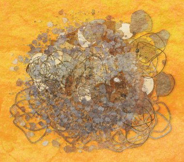 Grunge ve kaba. Arka plan soyut karışık karmakarışık şekiller. İyi desen tasarımı için.