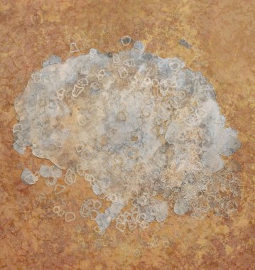 Grunge ve kaba. Geometrik arka plan ile harmanlanmış dağınık şekiller çizmek.