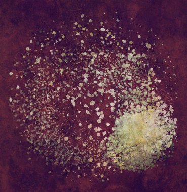 Grunge ve kaba. Geometrik kavramsal arka plan tasarım doku için dağınık şekilleri karışık.