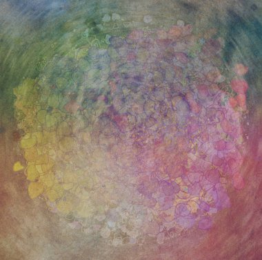 Grunge ve kaba. Renk soyut model, generatif karışık karmakarışık şekiller, arka plan sanat.