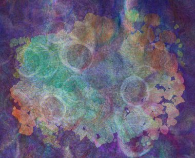 Grunge ve kaba. Geometrik arka plan ile harmanlanmış dağınık şekiller çizmek.