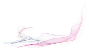 Dumanlı hat sanat illüstrasyonlar soyut, sanatsal doku arka plan.