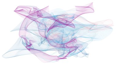 Dumanlı hat sanat illüstrasyonlar soyut, sanatsal doku arka plan.