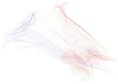 Dumanlı hat sanat illüstrasyonlar soyut, sanatsal doku arka plan.