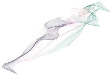 Dekoratif ve sanatsal dumanlı hattı sanat illüstrasyonlar. Tasarım doku ve arka plan için iyi.