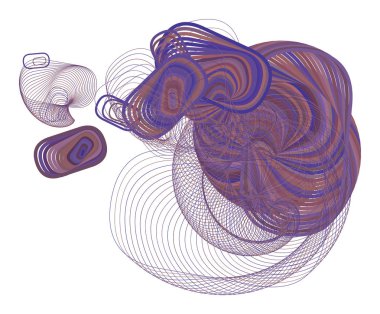 Geometrik kavramsal arka plan dikdörtgen desen tasarımı için yuvarlanır. Vektör çizim grafiği.
