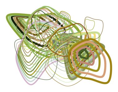 Geometrik kavramsal arka plan yol çizgileri desen tasarımı için. Vektör çizim grafiği.