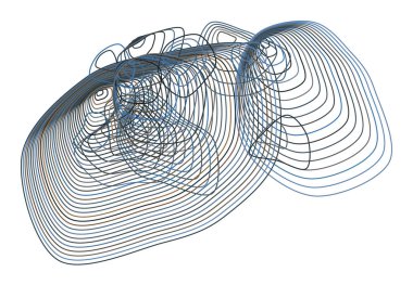 Soyut kavramsal geometrik yol çizgileri desen. Web sayfası, grafik tasarım, katalog, doku veya arka plan için iyi. Vektör çizim grafiği.