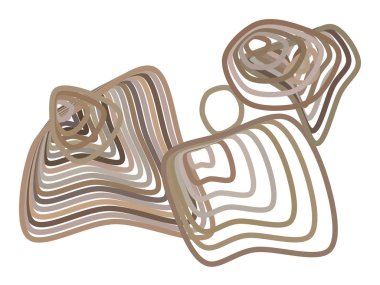 Yol çizgileri, soyut geometrik arka plan deseni şeklinde. Vektör çizim grafiği.