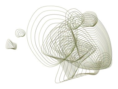 Renk soyut yol çizgileri geometrik desen generatif sanat arka plan. Vektör çizim grafiği.