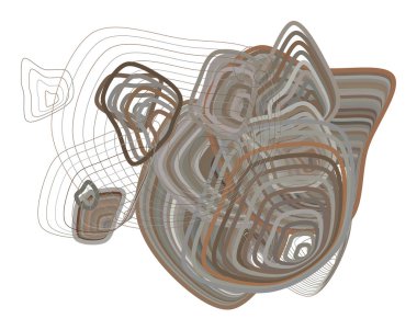 Sanatsal yol çizgileri arka plan deseni soyut. Vektör çizim grafiği.