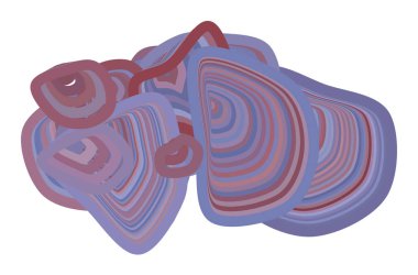 Soyut kavramsal geometrik yol çizgileri desen. Web sayfası, grafik tasarım, katalog, doku veya arka plan için iyi. Vektör çizim grafiği.