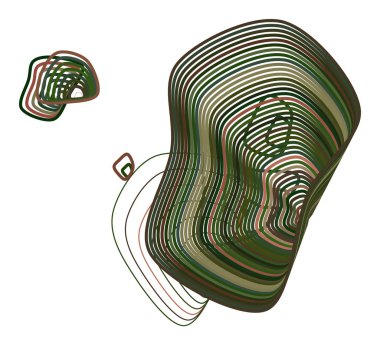 Arka plan soyut geometrik yol çizgileri desen tasarımı için. Vektör çizim grafiği.