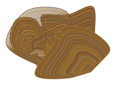 Soyut yol çizgileri geometrik desen, renkli ve sanatsal grafik tasarım, katalog, tekstil veya doku baskı ve arka plan için. Vektör çizim grafiği.