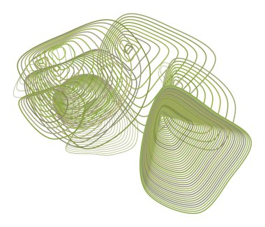 Geometrik kavramsal arka plan yol çizgileri desen tasarımı için. Vektör çizim grafiği.