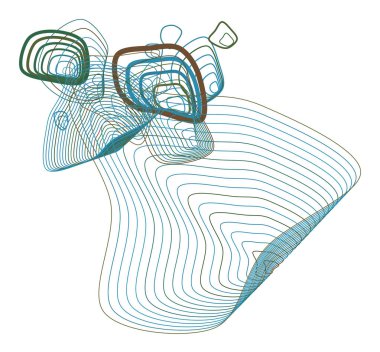 Yol çizgileri desen şekli ile soyut geometrik arka plan. Vektör çizim grafiği.