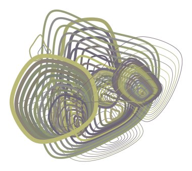 Geometrik kavramsal arka plan yol çizgileri desen tasarımı için. Vektör çizim grafiği.
