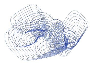 Geometrik kavramsal arka plan yol çizgileri desen tasarımı için. Vektör çizim grafiği.