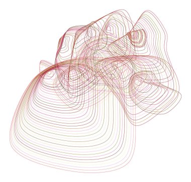 Sanatsal yol çizgileri arka plan deseni soyut. Vektör çizim grafiği.