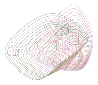 Soyut geometrik yol çizgileri desen renkli. Web sayfası, duvar kağıdı, grafik tasarım, katalog, doku veya arka plan için iyi. Vektör çizim grafiği.
