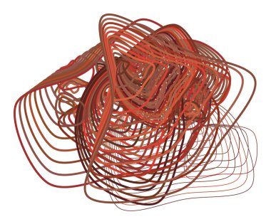 Arka plan soyut geometrik yol çizgileri desen tasarımı için. Vektör çizim grafiği.