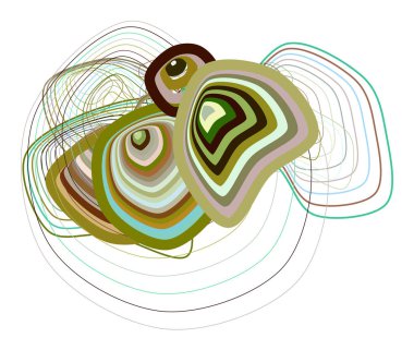 Yol çizgileri desen şekli ile soyut geometrik arka plan. Vektör çizim grafiği.