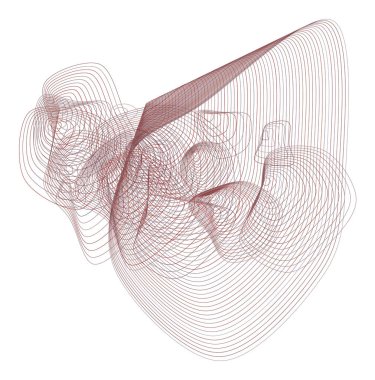 Arka plan soyut geometrik yol çizgileri desen tasarımı için. Vektör çizim grafiği.