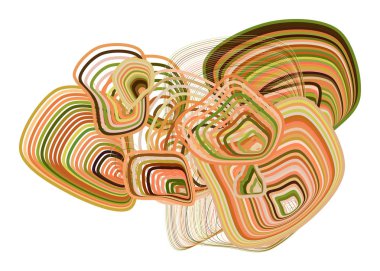 Yol çizgileri, soyut geometrik arka plan deseni şeklinde. Vektör çizim grafiği.