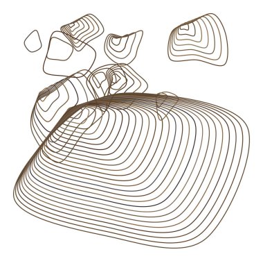 Yol çizgileri desen şekli ile soyut geometrik arka plan. Vektör çizim grafiği.