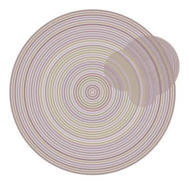 Sanatsal daire, kabarcıklar, küre veya elips desen soyut arka plan. Vektör çizim grafiği.