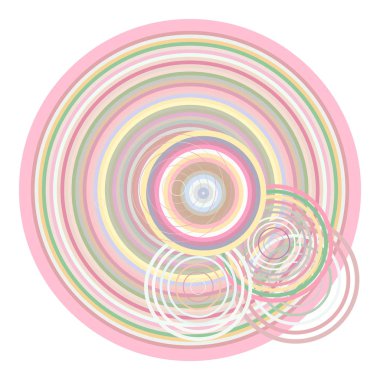 Arka plan soyut geometrik daire, kabarcıklar, küre veya elips desen tasarımı için. Vektör çizim grafiği.