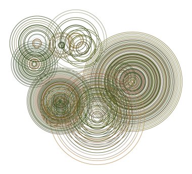 Soyut kavramsal geometrik daire, kabarcıklar, küre veya elips desen. Web sayfası, grafik tasarım, katalog, doku veya arka plan için iyi. Vektör çizim grafiği.