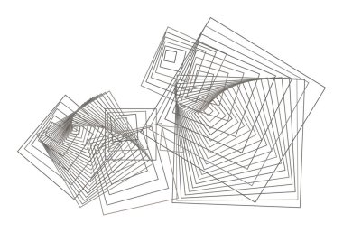 Arka plan soyut geometrik kare, dikdörtgen desen tasarımı için. Vektör çizim grafiği.