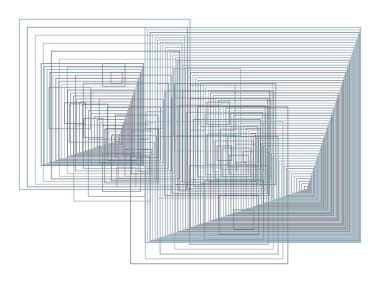 Kare, dikdörtgen, soyut geometrik arka plan deseni şeklinde. Vektör çizim grafiği.