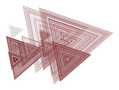 Arka plan soyut geometrik üçgen desen tasarımı için. Vektör çizim grafiği.