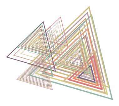 Üçgen, soyut geometrik arka plan deseni şekli. Vektör çizim grafiği.