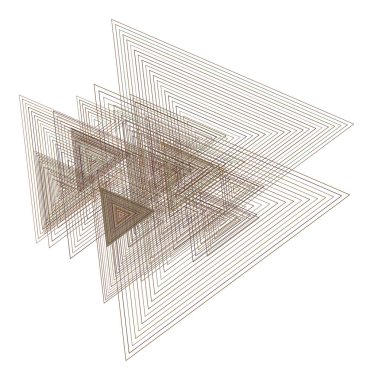 Soyut kavramsal geometrik üçgen desen. Web sayfası, grafik tasarım, katalog, doku veya arka plan için iyi. Vektör çizim grafiği.