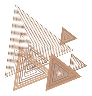 Üçgen desen şekli ile soyut geometrik arka plan. Vektör çizim grafiği.